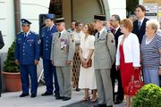 The unveiling of a memorial plaque to hero and patriot Joseph Schneidarek