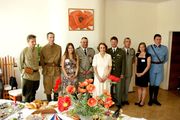 The unveiling of a memorial plaque to hero and patriot Joseph Schneidarek