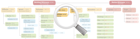 more detailed Wittmann family tree
