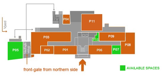 gound floor - area map