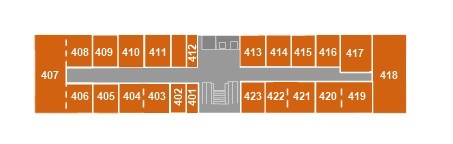 4th floor - area map
