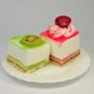 kiwi squares, raspberry squares